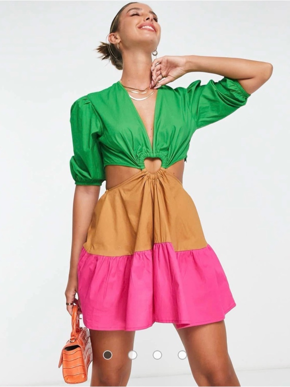 Never Fully Dressed Emerald Green V-Neck Dress